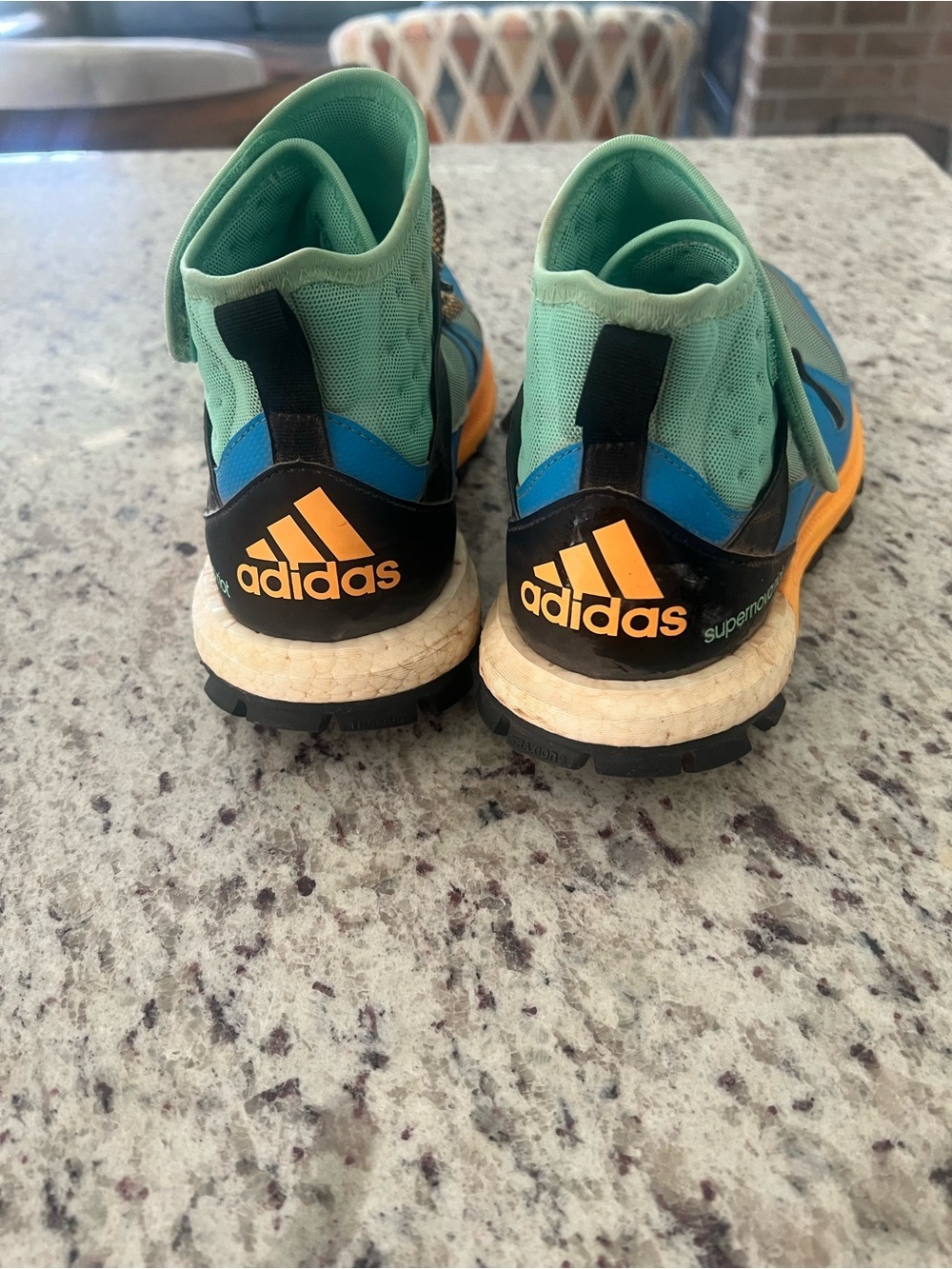 adidas Supernova Riot Mint, Blue & Orange Trail Running Shoes - Picture 3 of 7